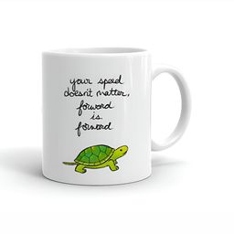 Khakee White & Black Text or Slogans Printed Glossy Microwave Safe Mugs 325 ml-13