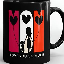 SUBLIKRAFT Black & Red Text or Slogans Printed Ceramic Glossy Mug 330 ml-picture-45