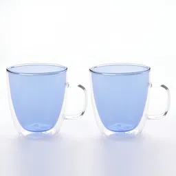 The Better Home Blue 2 Pcs Glass Cups 400ml-picture-31