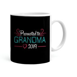 Khakee White & Black Printed Microwave Safe Glossy Finish Ceramic Mug 325 ml-image-69