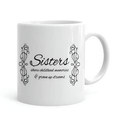 Khakee White & Black Text or Slogans Printed Glossy Microwave Safe Mugs 325ml-5