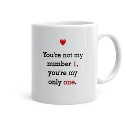 Khakee White & Black Printed Ceramic Glossy Mug-picture-28