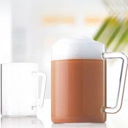BOROSIL Transparent 2 Pcs Borosilicate Glass Glossy Mugs 500 ml-image-48