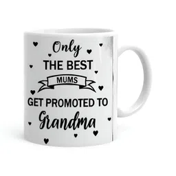 Khakee White & Black Printed Microwave Safe Ceramic Glossy Mug 325 ml-picture-56