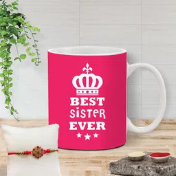 The Purple Tree Stone Studded Rakhi & Printed Ceramic Mug Gift Set-image-99