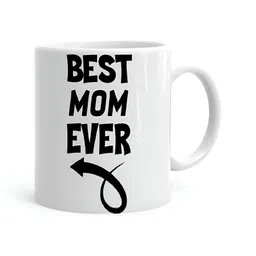 Khakee White & Black Printed Ceramic Glossy Mug 325 ML-image-83