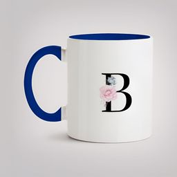 MOTIVATE BOX White & Blue Printed Glossy Ceramic Mug 330ml-image-98