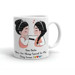 Khakee White & Black Text or Slogans Printed Glossy Microwave Safe Mugs 325 ml-10