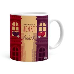 Khakee White & Beige Text or Slogans Printed Ceramic Glossy Cup-14