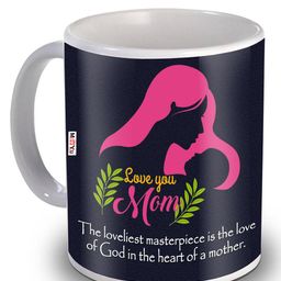 ME & YOU Black Printed Ceramic Glossy Mug-image-33