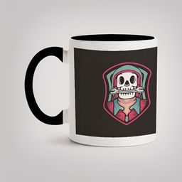MOTIVATE BOX White & Black Printed Ceramic Glossy Mug 330ml-image-66