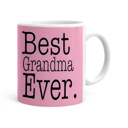 Khakee White & Black Printed Ceramic Glossy Mug 325 ml-image-99