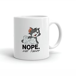 Khakee White & Black Text or Slogans Printed Glossy Microwave Safe Mugs 325 ml-image-65