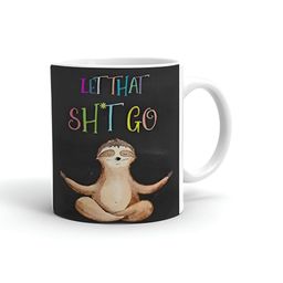 Khakee White & Black Printed Microwave Safe Ceramic Glossy Mug 325 ml-image-97