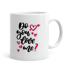 Khakee White & Black Text or Slogans Printed Ceramic Glossy Mug 325 ML-image-29