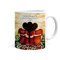 Khakee White & Black Text or Slogans Printed Ceramic Glossy Mug 325 ml-image-59