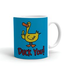 Khakee White & Blue Printed Ceramic Glossy Mug 325 ml-57