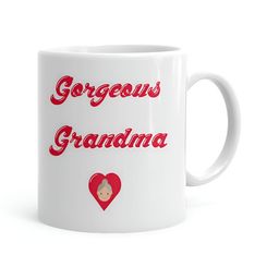 Khakee White & Red Printed Ceramic Mugs 325 ml-image-95