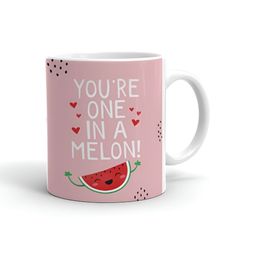 Khakee White & Pink Text or Slogans Printed Ceramic Glossy Mug 325 ML-8