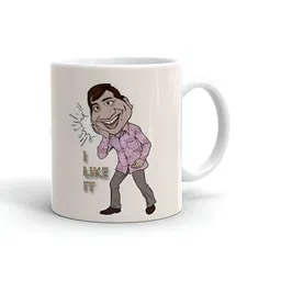Khakee White & Purple Text or Slogans Printed Ceramic Glossy Mug 325 ml-image-83