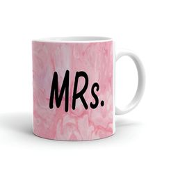 Khakee White & Pink Text or Slogans Printed Glossy Microwave Safe Mugs 325 ml-39