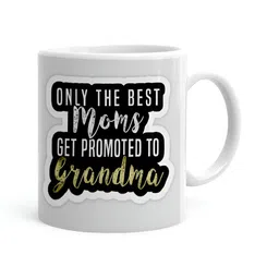 Khakee White & Black Printed Ceramic Glossy Mug 325 ml-picture-7