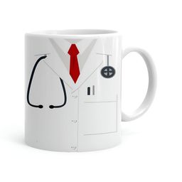 Khakee White & Red Printed Microwave Safe Ceramic Glossy Mug 325 ml-image-66