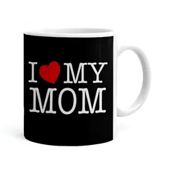 Khakee White & Black Text or Slogans Printed Ceramic Glossy Mug-15