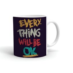 Khakee White & Black Typography Printed Ceramic Microwave Safe Glossy Mug 325 ml-image-59