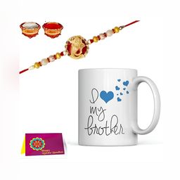 Home Decor Expert Ceramic Mug With Rakhi Set-image-99