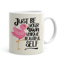 Khakee White & Black Text or Slogans Printed Microwave Safe Ceramic Glossy Mug 325 ml-17