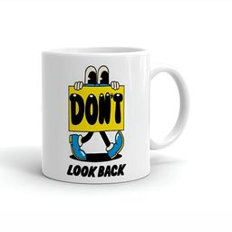 Khakee White & Black Text or Slogans Printed Glossy Microwave Safe Mugs 325 ml-7