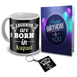ME & YOU Black & White 3 Pieces Printed Coffee Mug with Card & Keychain Home Gift Set-image-93
