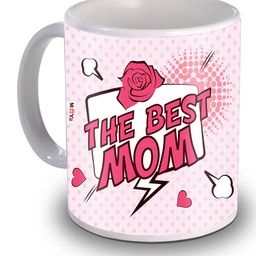 ME & YOU White & Pink Printed Ceramic Glossy Cups and Mugs-14
