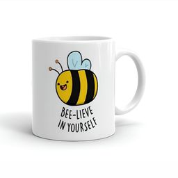 Khakee White & Yellow Text or Slogans Printed Glossy Microwave Safe Mugs 325 ml-image-51