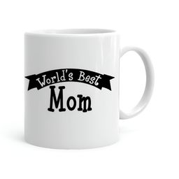 Khakee White & Black Printed Microwave Safe Glossy Finish Ceramic Mug 325 ml-19