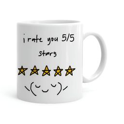 Khakee White & Black Text or Slogans Printed Ceramic Glossy Mug-image-91