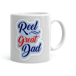 Khakee White & Blue Printed Ceramic Glossy Mug 325 ml-35