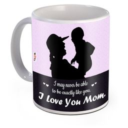 ME & YOU Purple& Black Printed Ceramic Glossy  Cups &Mugs 325Ml-image-78