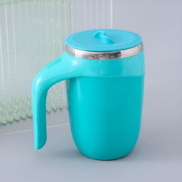 The Better Home Blue Stainless Steel Matte Finish Coffee Mug With Lid 500 ml-15