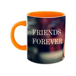 ARTBUG Orange & Black Dishwasher Safe Printed Ceramic Glossy Mug 350 ml-image-57
