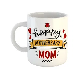 ARTBUG White Printed Ceramic Glossy Mug 350 ml-54