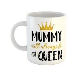 ARTBUG White Printed Ceramic Glossy Ceramic Mug-image-63