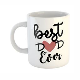 ARTBUG White & Black Text Or Slogans Printed Ceramic Glossy Mug 350ml-55