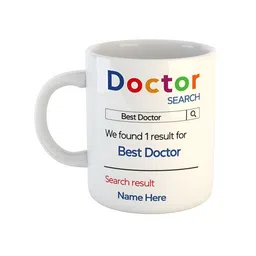 ARTBUG White Printed Ceramic Glossy Mug 350 ml-image-27