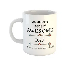 ARTBUG White Printed Ceramic Glossy Mug 350ml-28