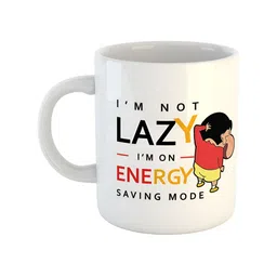 ARTBUG White Printed Ceramic Glossy Mugs-15