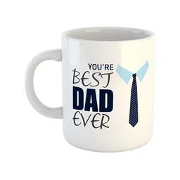 ARTBUG White Printed Ceramic Glossy Mug-16