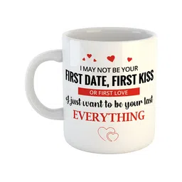 ARTBUG White Printed Ceramic Glossy Mug 350 ml-24