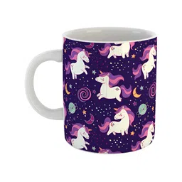 ARTBUG Purple Printed Ceramic Glossy Mug 350 ml-image-0